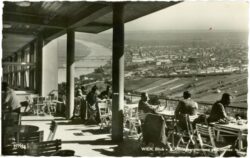 wien 19, blick v.d. kahlenbergterrasse gegen donau