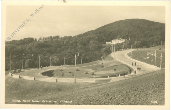wien 19, neue höhenstrasse mit cobenzl