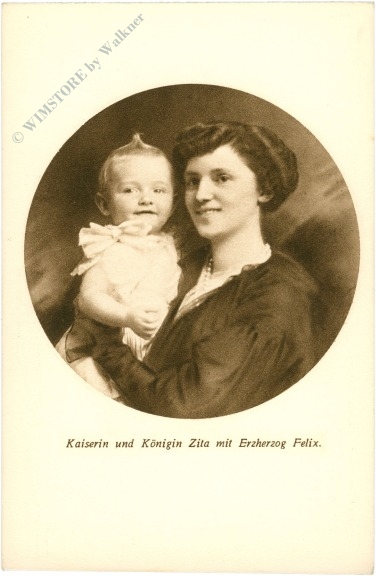 kaiserin und königin zita mit erzherzog felix