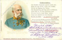 kaiser franz josef i., lichtstrahlen