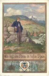 es liegt eine krone im tiefen rhein