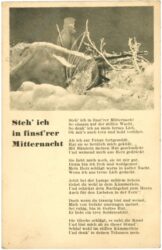 steh' ich in finst'rer mitternacht