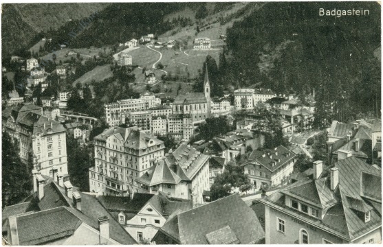 bad gastein, ortsansicht