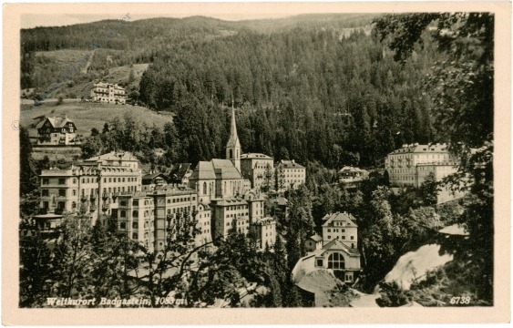 bad gastein, ortsansicht