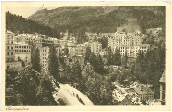 bad gastein, ortsansicht