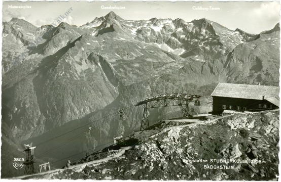 bad gastein, bergstation stubnerkogel