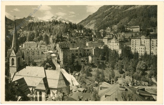 bad gastein, ortsansicht