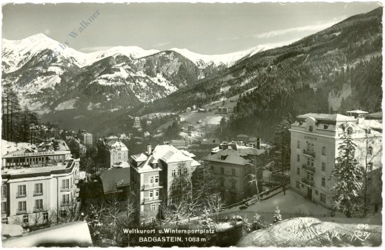 bad gastein, ortsansicht
