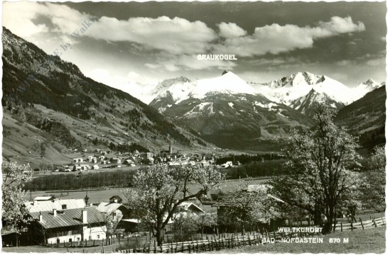 bad hofgastein, ortsansicht