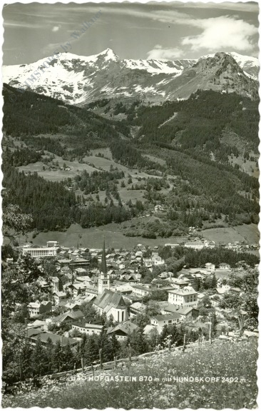 bad hofgastein, mit hundskopf