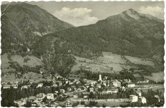 bad hofgastein, ortsansicht