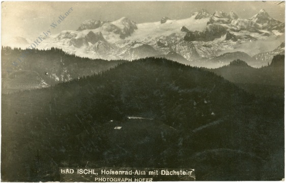 bad ischl, holsenrad alm mit dachstein