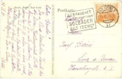 bad ischl, hotel "post"
