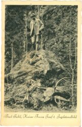 bad ischl, kaiser franz josef i. jagdstandbild