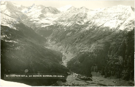 böckstein, mit hohem sonnblick böckstein, mit hohem sonnblick