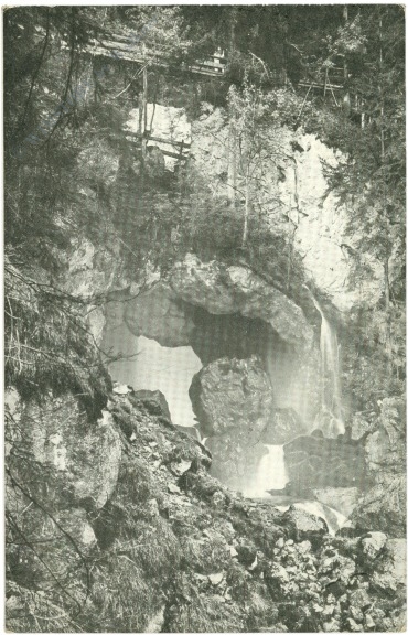 golling, gollinger wasserfall, obere partie golling, gollinger wasserfall, obere partie