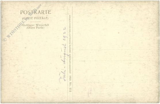 golling, gollinger wasserfall, obere partie