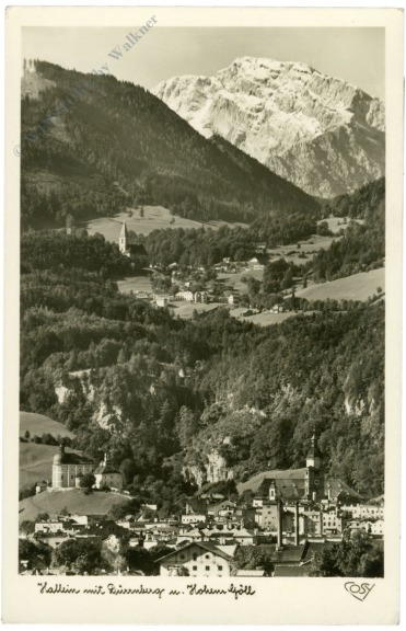 hallein, mit dürnberg und hohem göll