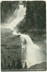 krimml, die unteren krimmler wasserfälle mit der regenkanzel