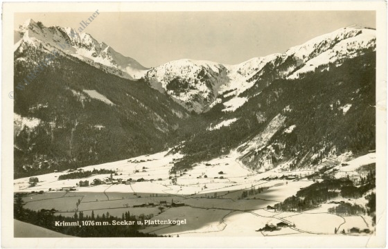 krimml, mit seekar u. plattenkogel
