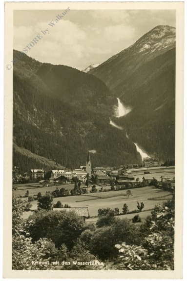 krimml, mit den wasserfällen