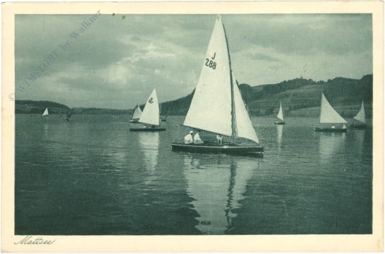 mattsee, boote am see