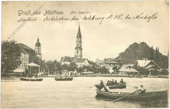 mattsee, am seeufer