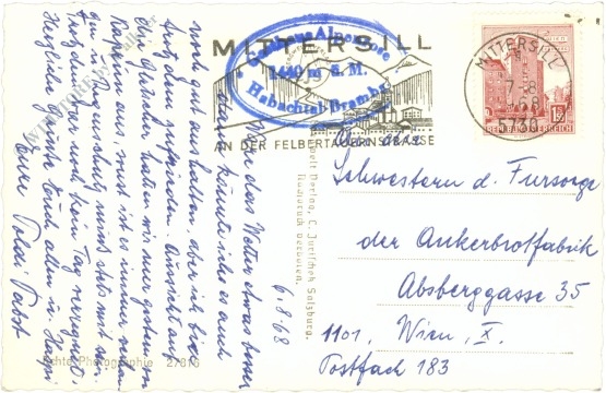 mittersil, gasthof alpenrose im habachtal g.d. habachkees u. schwarzkopf