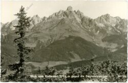 radstadt, blick vom roßbrand gegen die dachsteingruppe