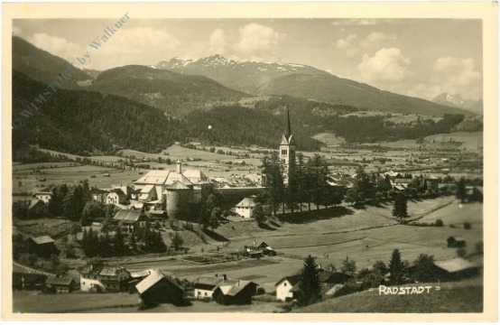 radstadt, ortsansicht