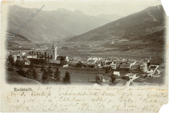 radstadt, ortsansicht