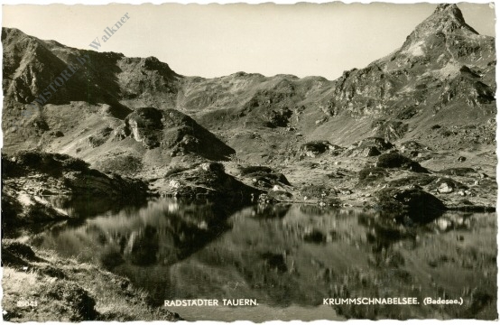 radstädter tauern, krummschnabelsee