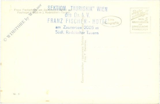 radstädter tauern, franz fischerhütte