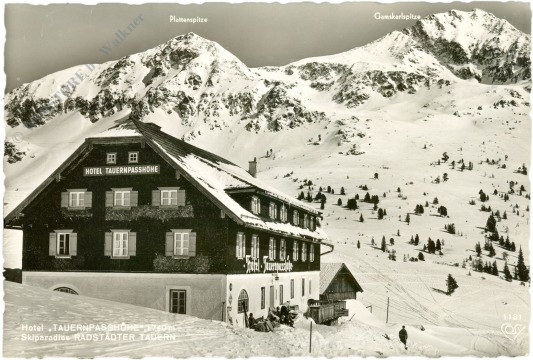 radstädter tauern, hotel tauernpasshöhe