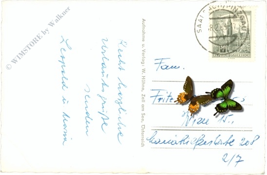 saalbach hinterglemm, skidorf ansicht