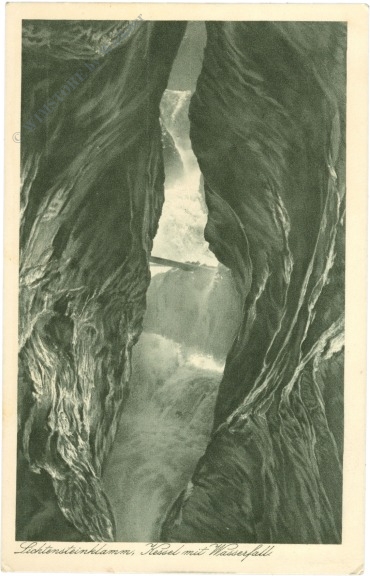 st. johann im pongau, liechtensteinklamm, kessel mit wasserfall st. johann im pongau, liechtensteinklamm, kessel mit wasserfall