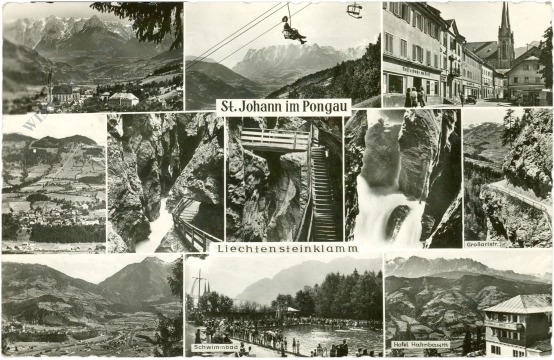 st. johann im pongau, multiansicht st. johann im pongau, multiansicht