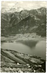 st. wolfgang, mit dachstein vom schafberg