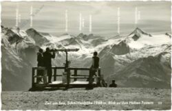 zell am see, schmittenhöhe, blick zu den hohen tauern