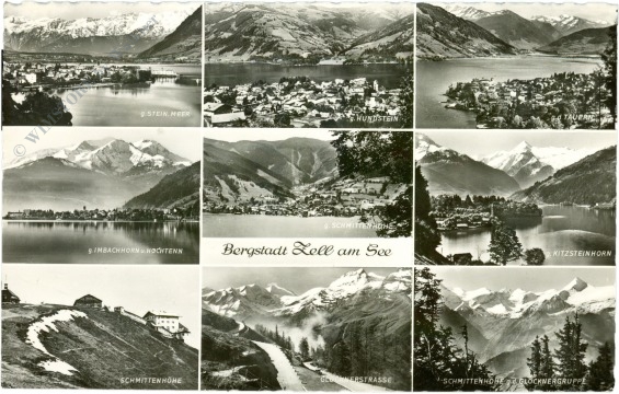 zell am see, multiansicht zell am see, multiansicht
