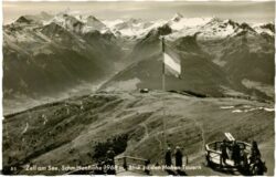 zell am see, schmittenhöhe, blick zu den hohen tauern