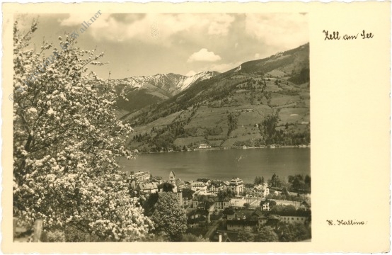 zell am see, ortsansicht zell am see, ortsansicht