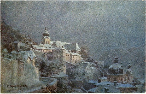 salzburg, winternacht