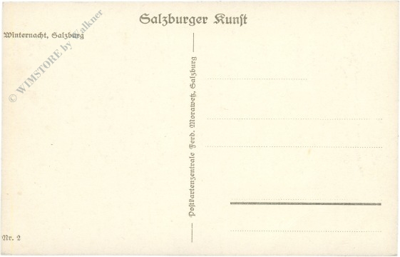 salzburg, winternacht