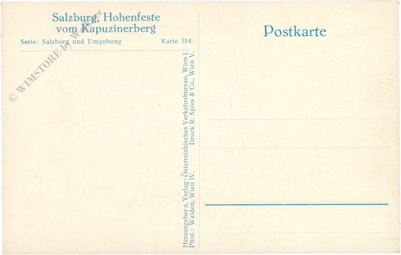 salzburg, hohenfeste vom kapuzinerberg