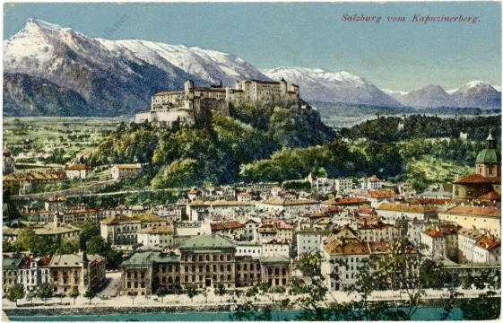 salzburg, vom kapuzinerberg salzburg, vom kapuzinerberg