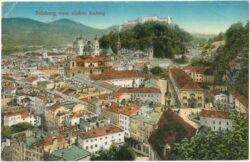 salzburg, vom elektr. aufzug