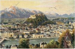 salzburg, vom kapuzinerberg