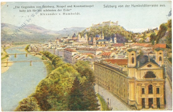 salzburg, von der humboltterrasse