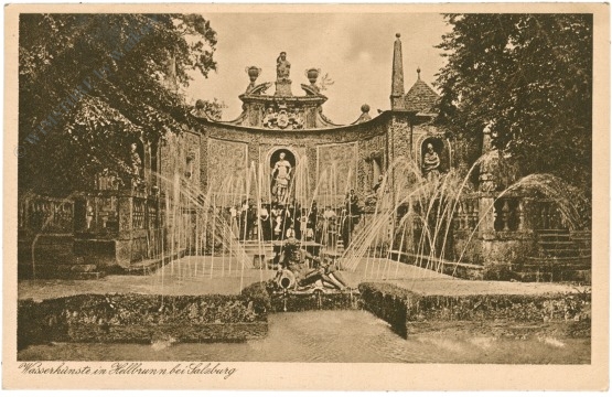 salzburg, schloss hellbrunn, wasserkünste